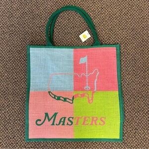 2025 masters jute tote bag